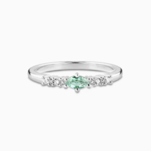 anel life shine em prata 925 com banho de ouro amarelo 18k e pedras incolores (cópia)